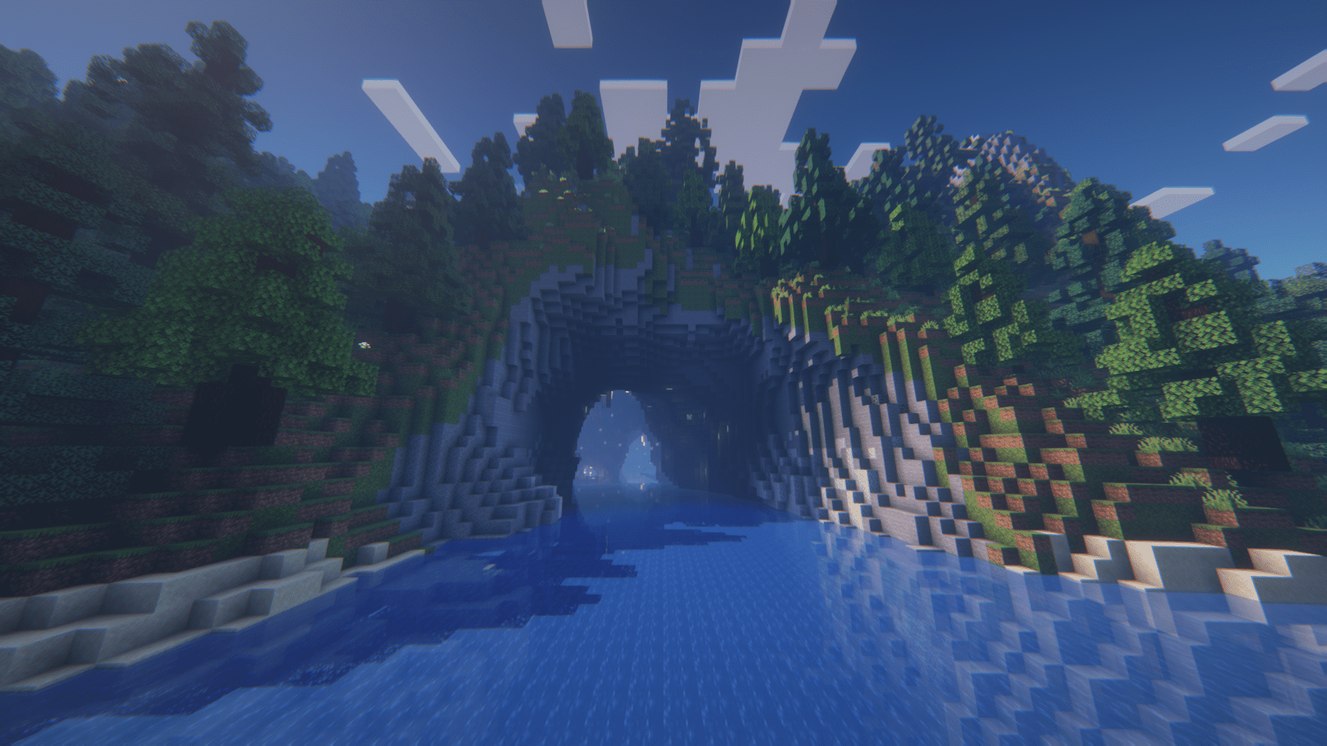 Minecraft Wasserhöhle